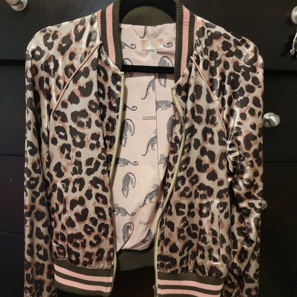 Satin bomber jacket